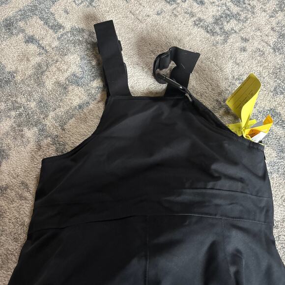 All In Motion Boy Girl Snow Sport  Snow Pants Bibs Black Water Resistant 10/12 - Picture 6 of 6